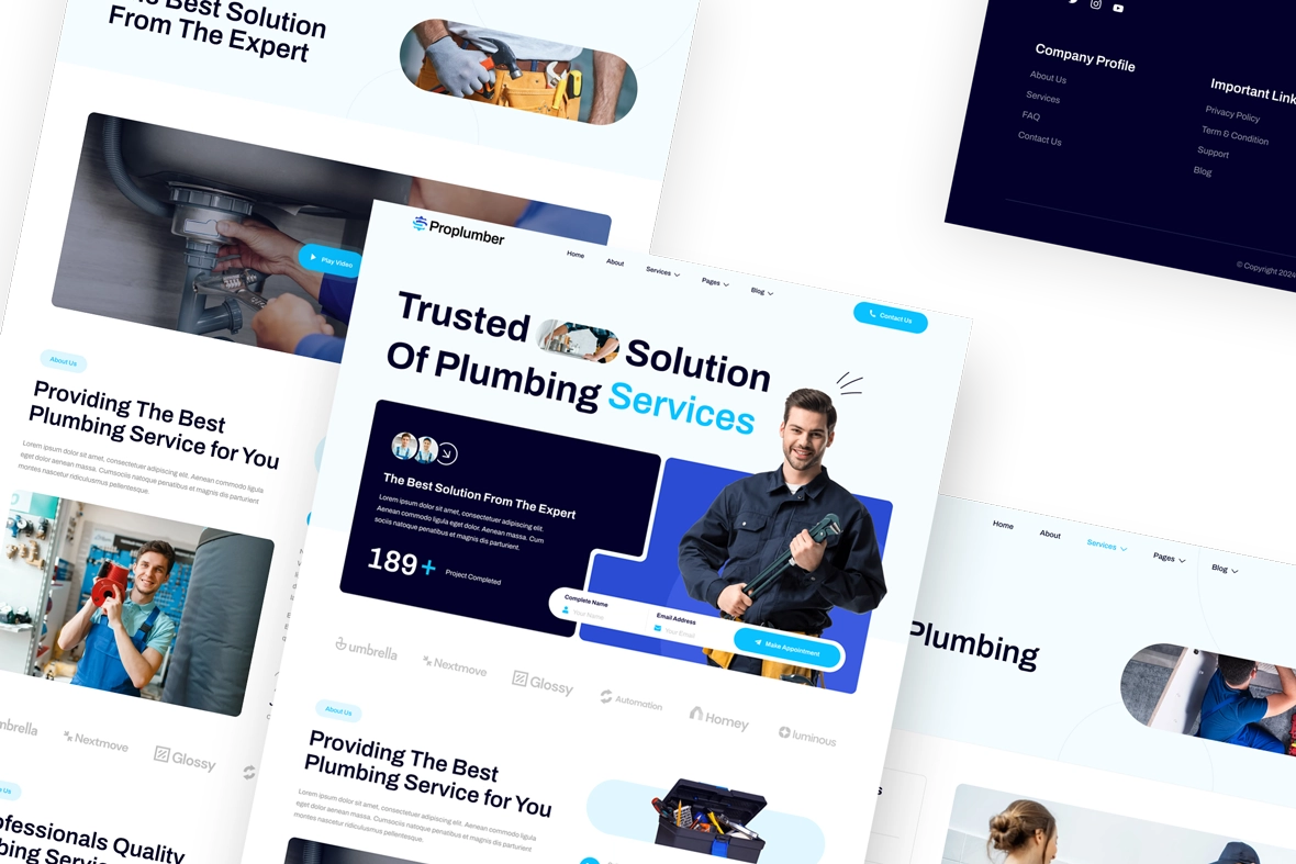 Plumber Repair Website