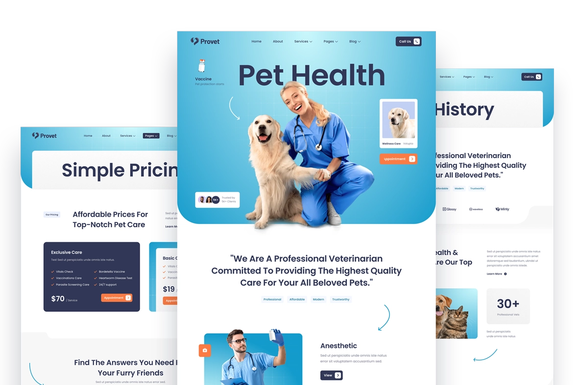 Veterinary Website